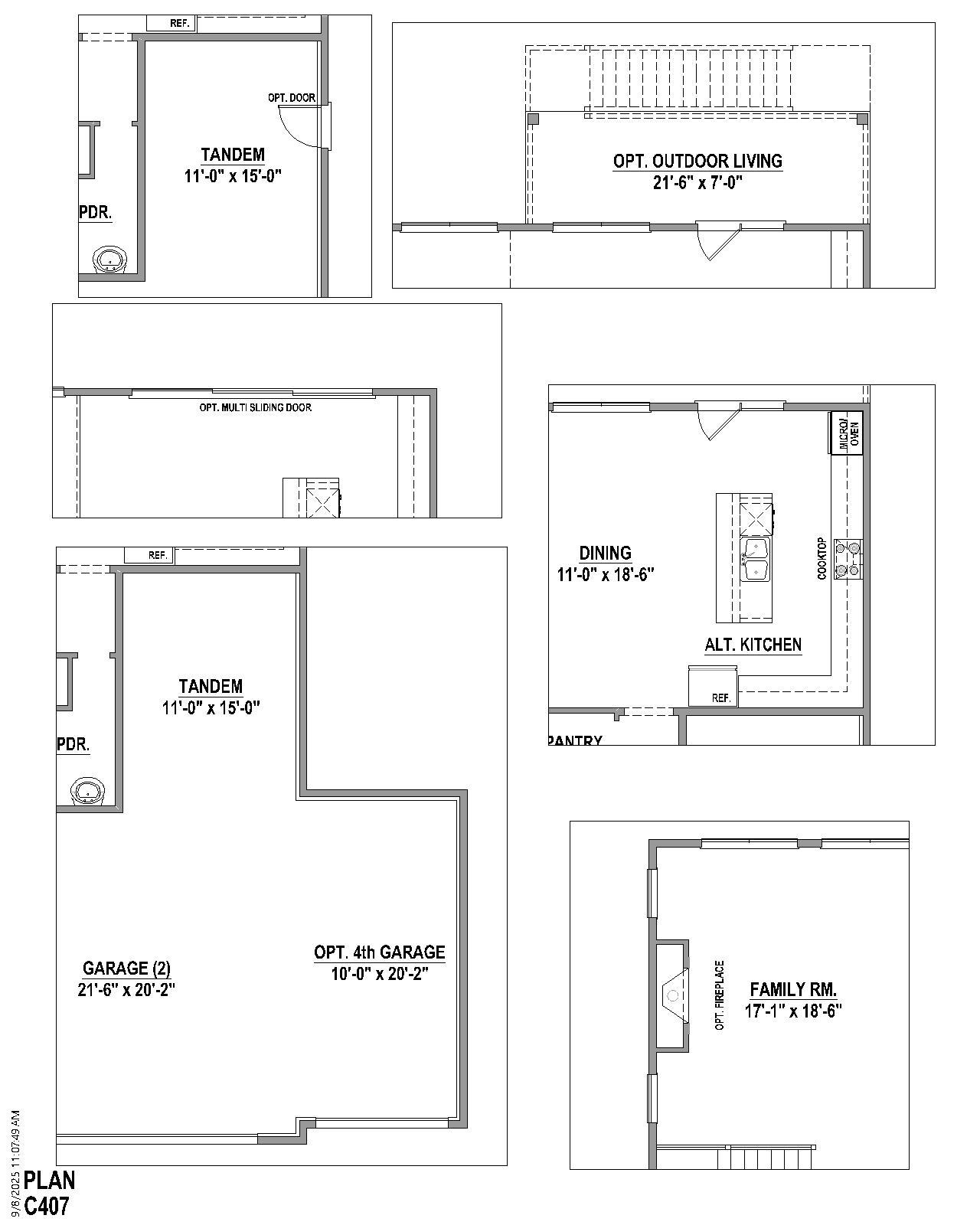Plan C407 Options 1