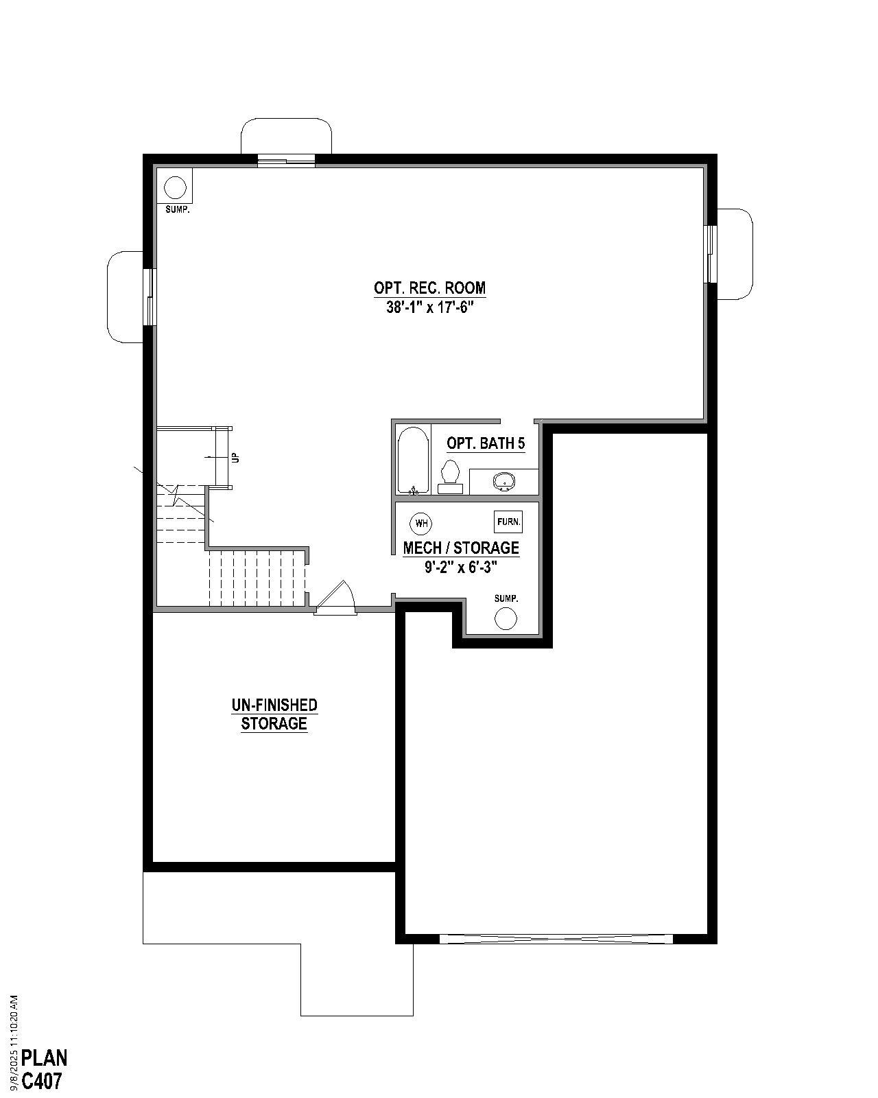 Plan C407 Base Rec