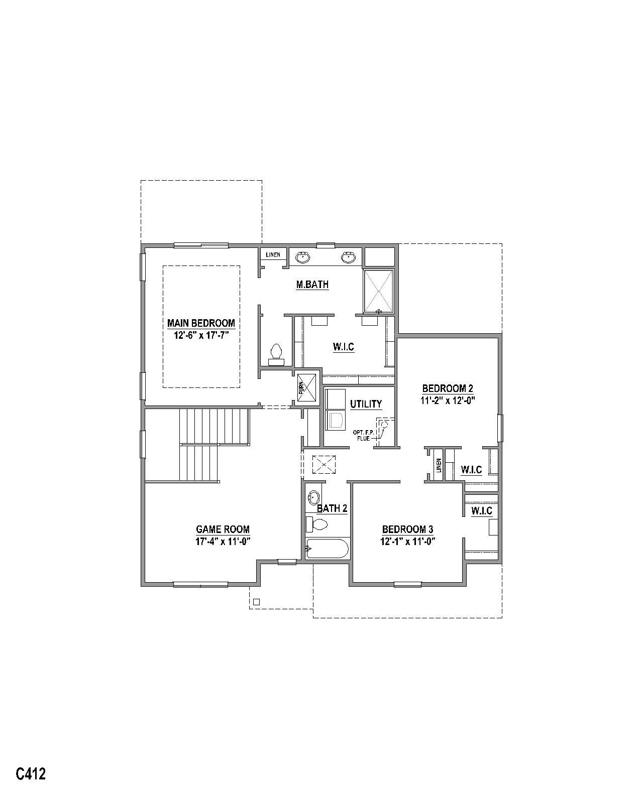 Plan C412 2nd Floor