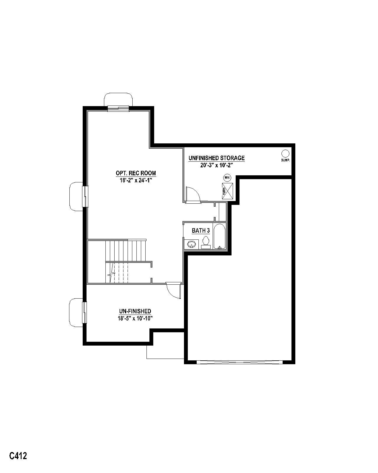 Plan C412 Base Rec