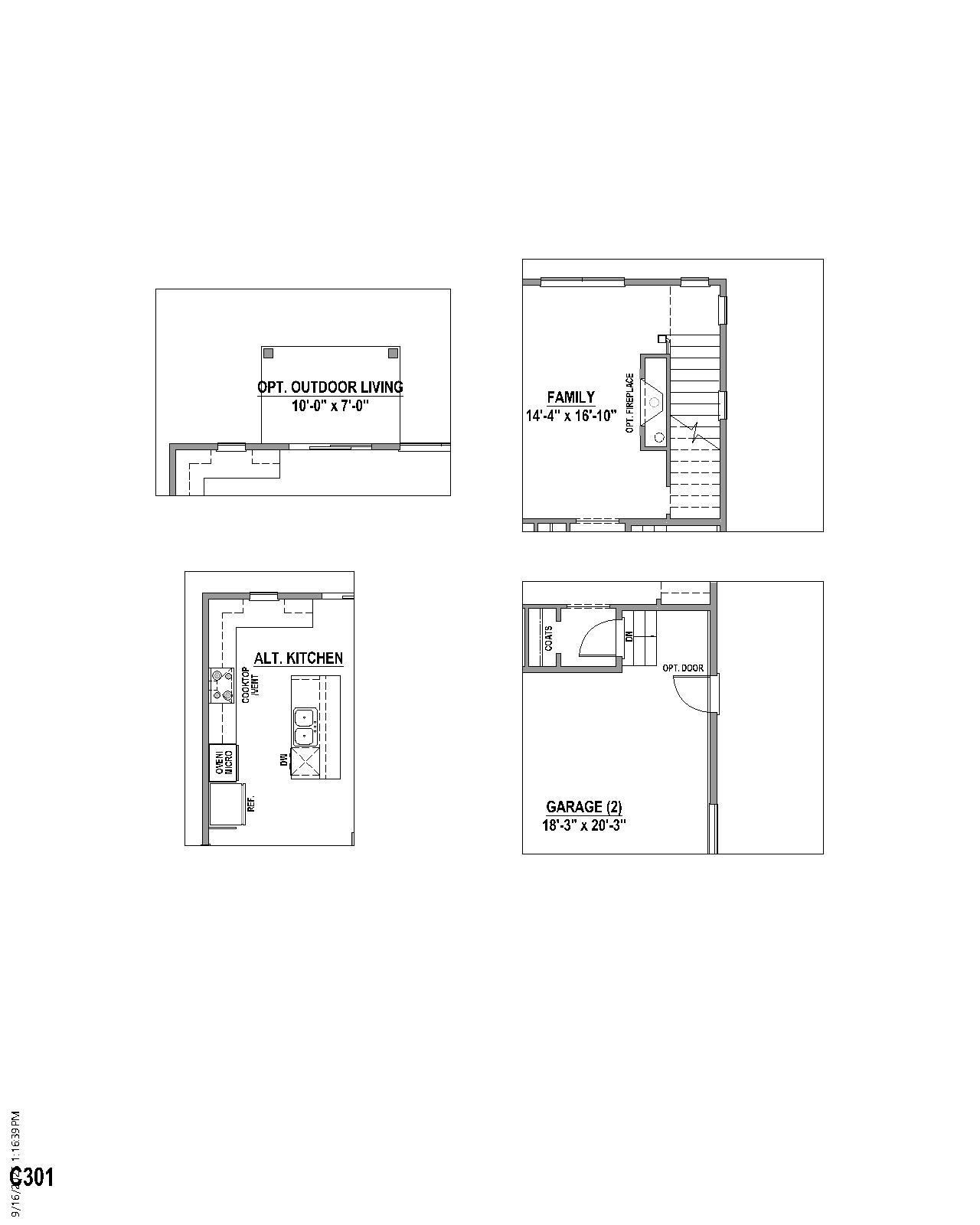 Plan C301 Options 1