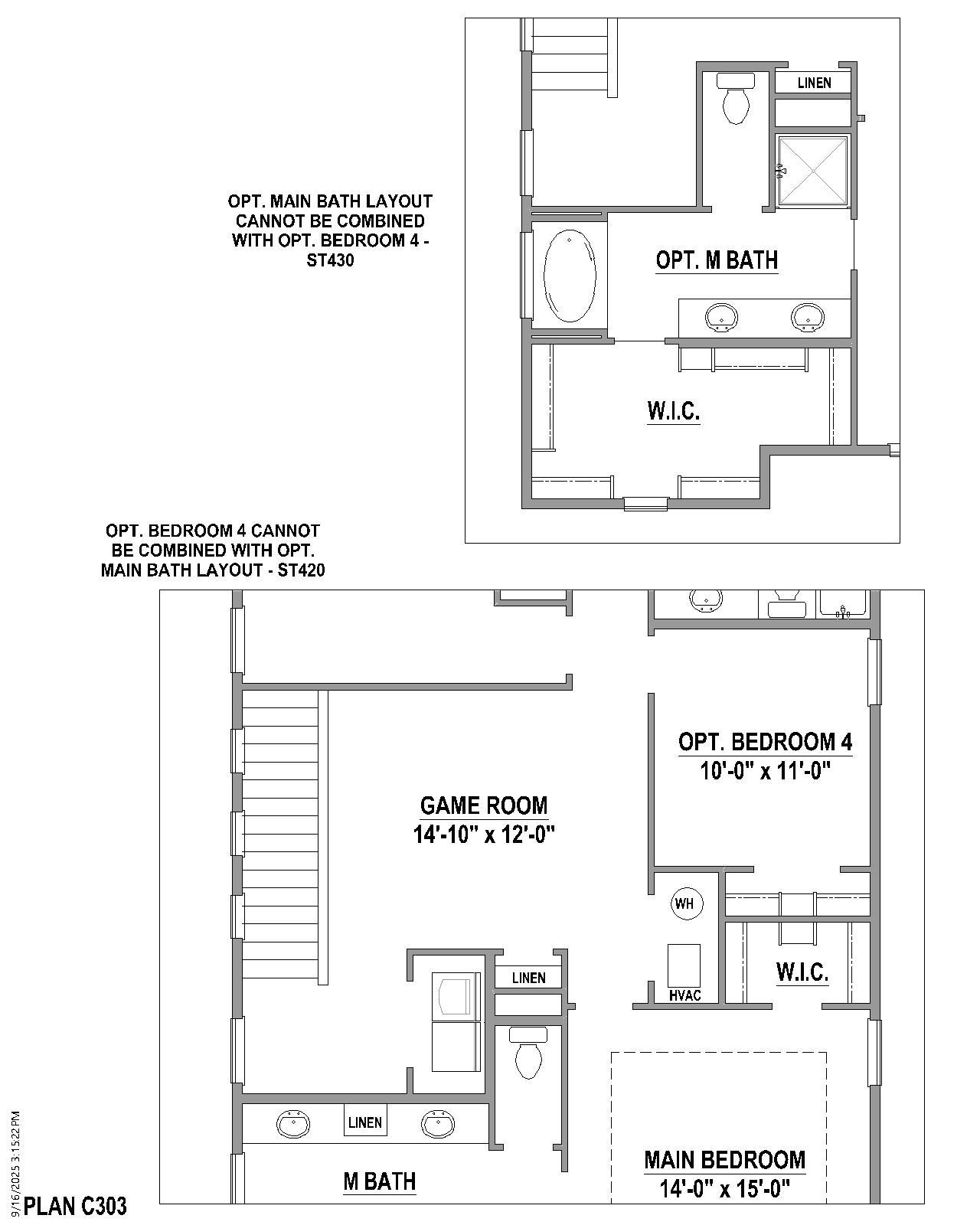 Plan C303 Options 2