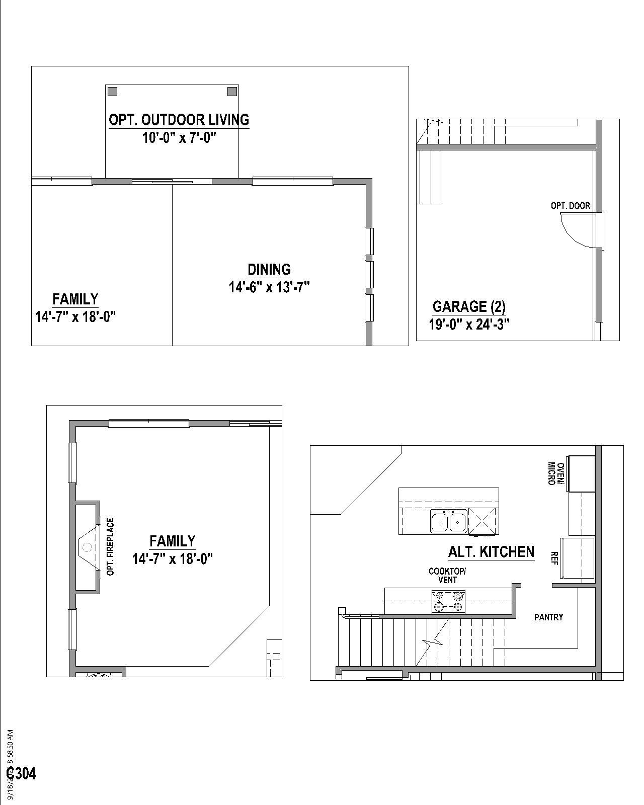 Plan C304 Options 1