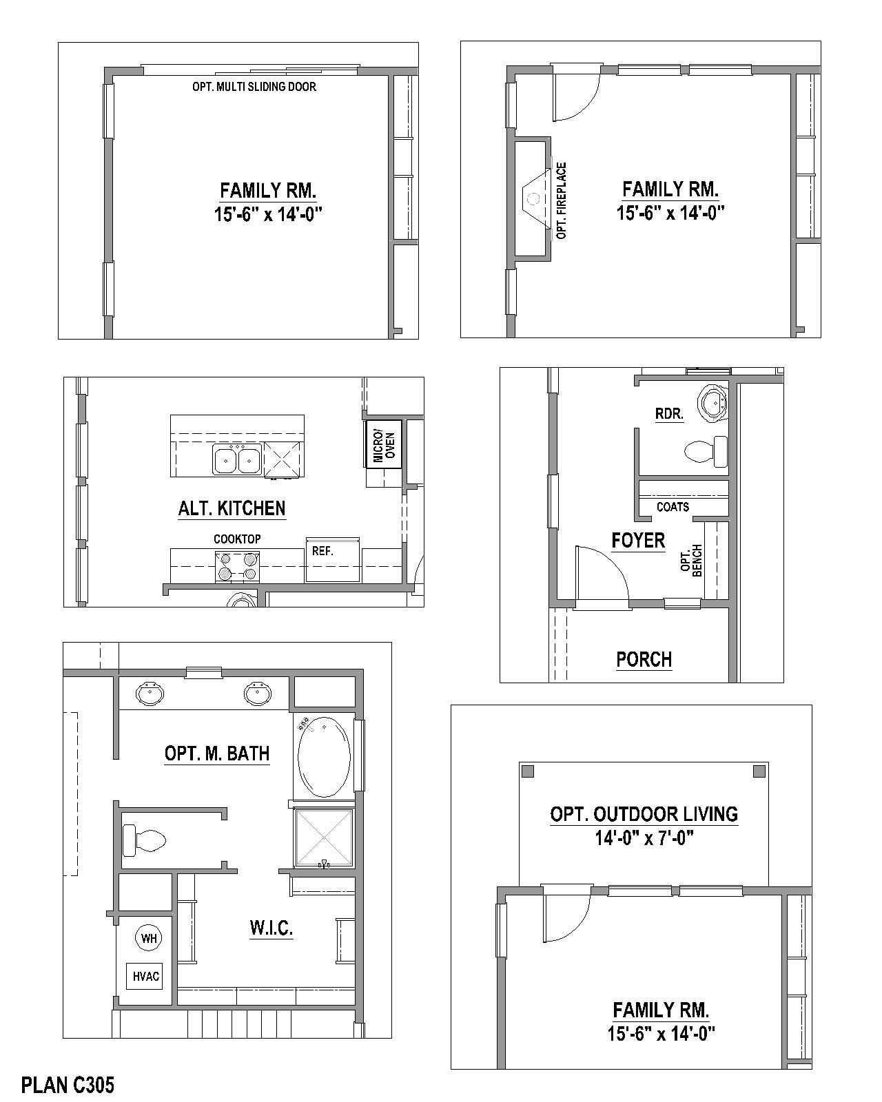 Plan C305 Options 1