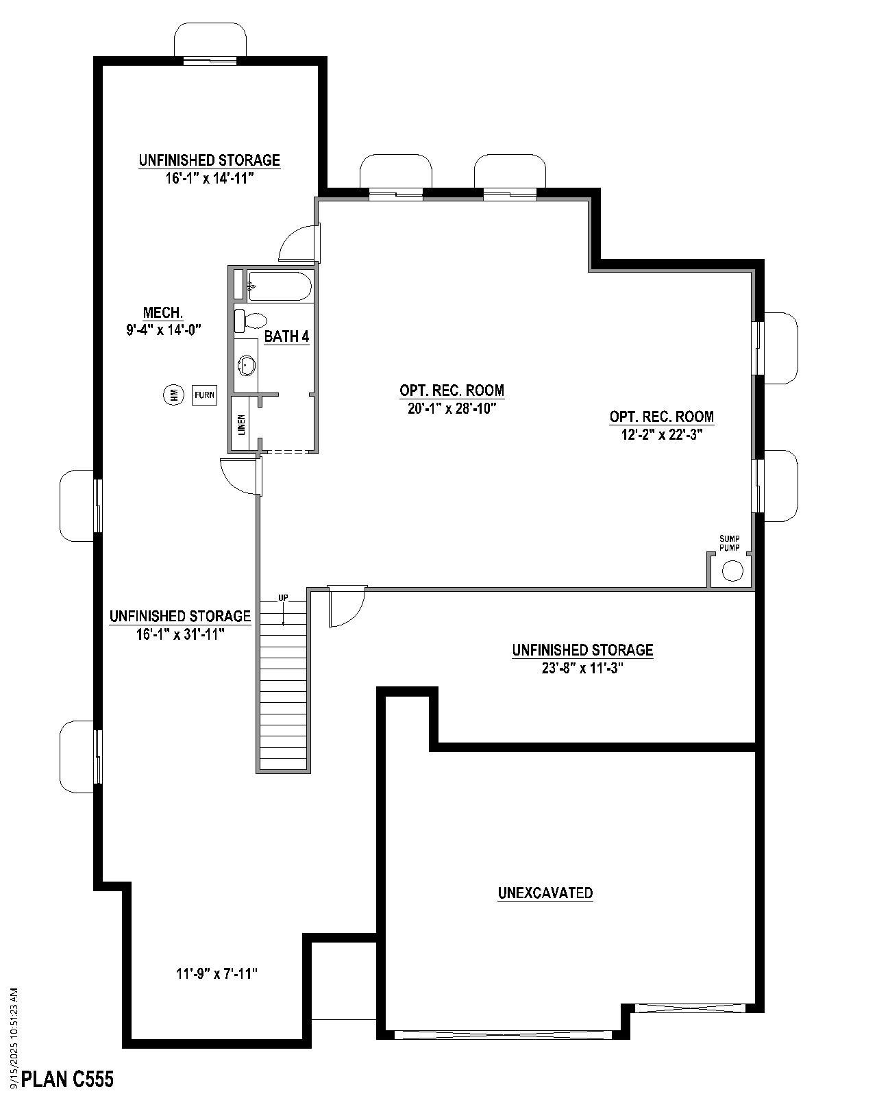Plan C555 Base Rec