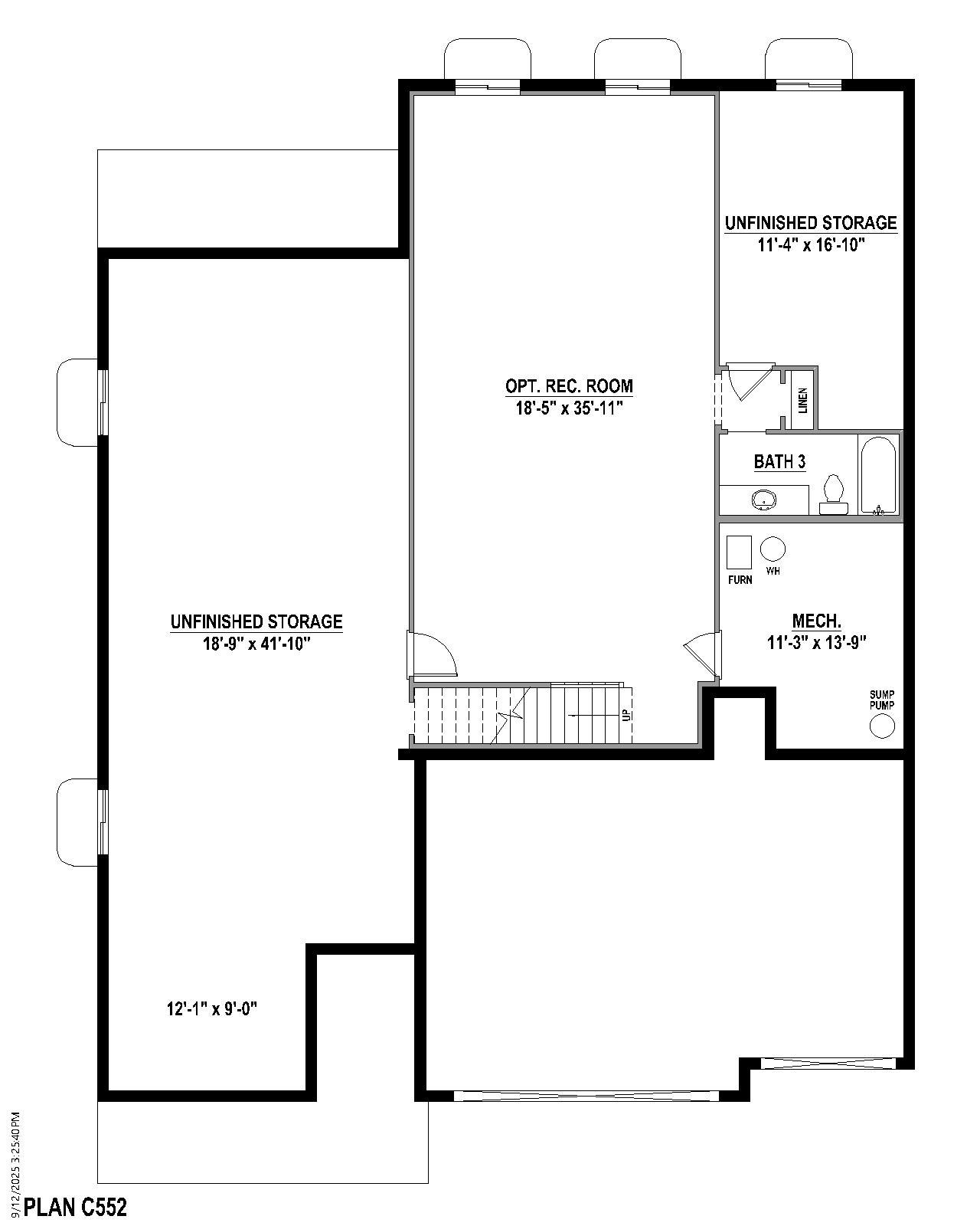 Plan C552 Base Rec