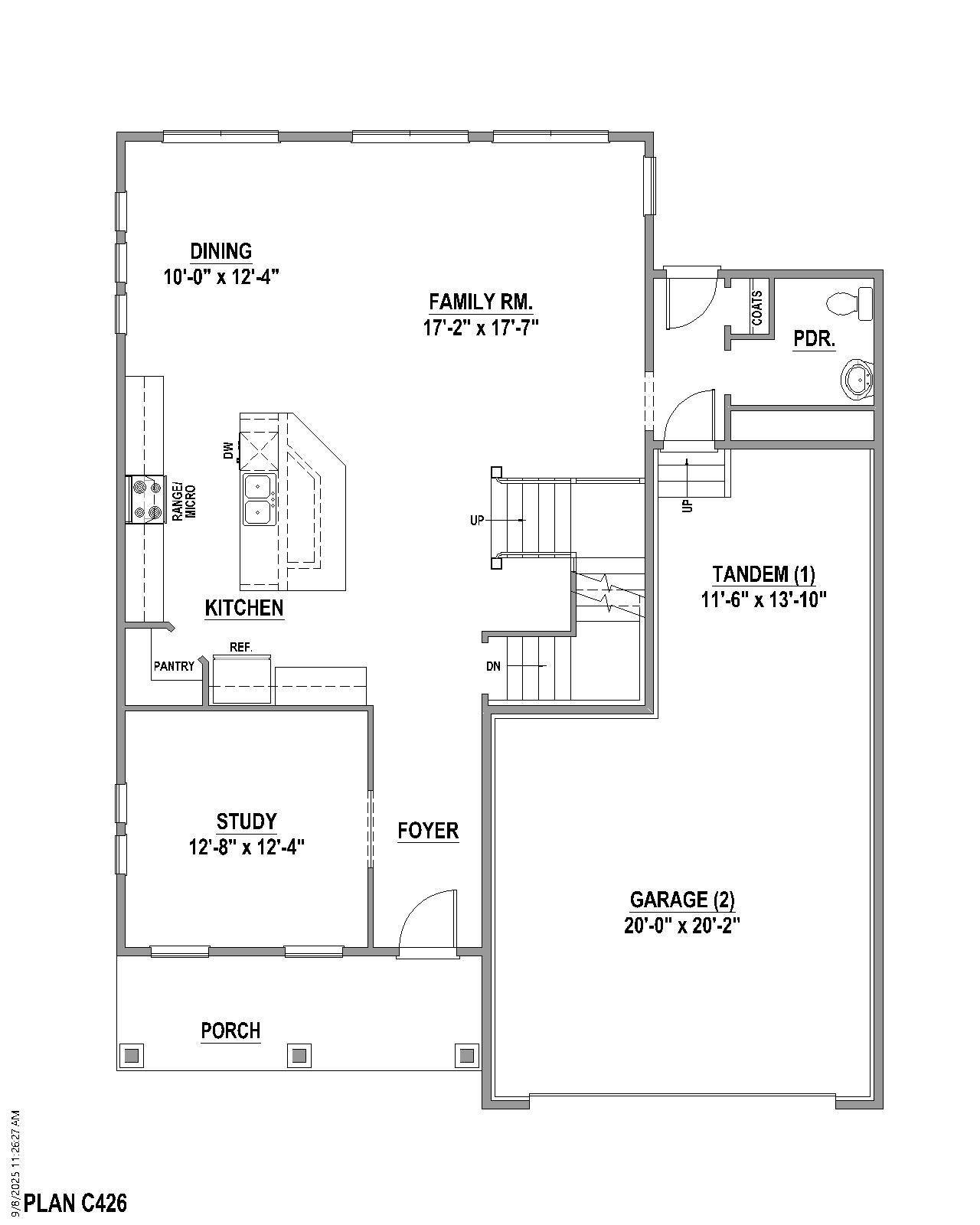 Plan C426 1st Floor