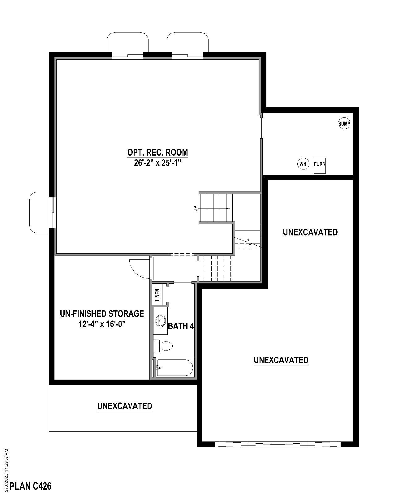 Plan C426 Base Rec