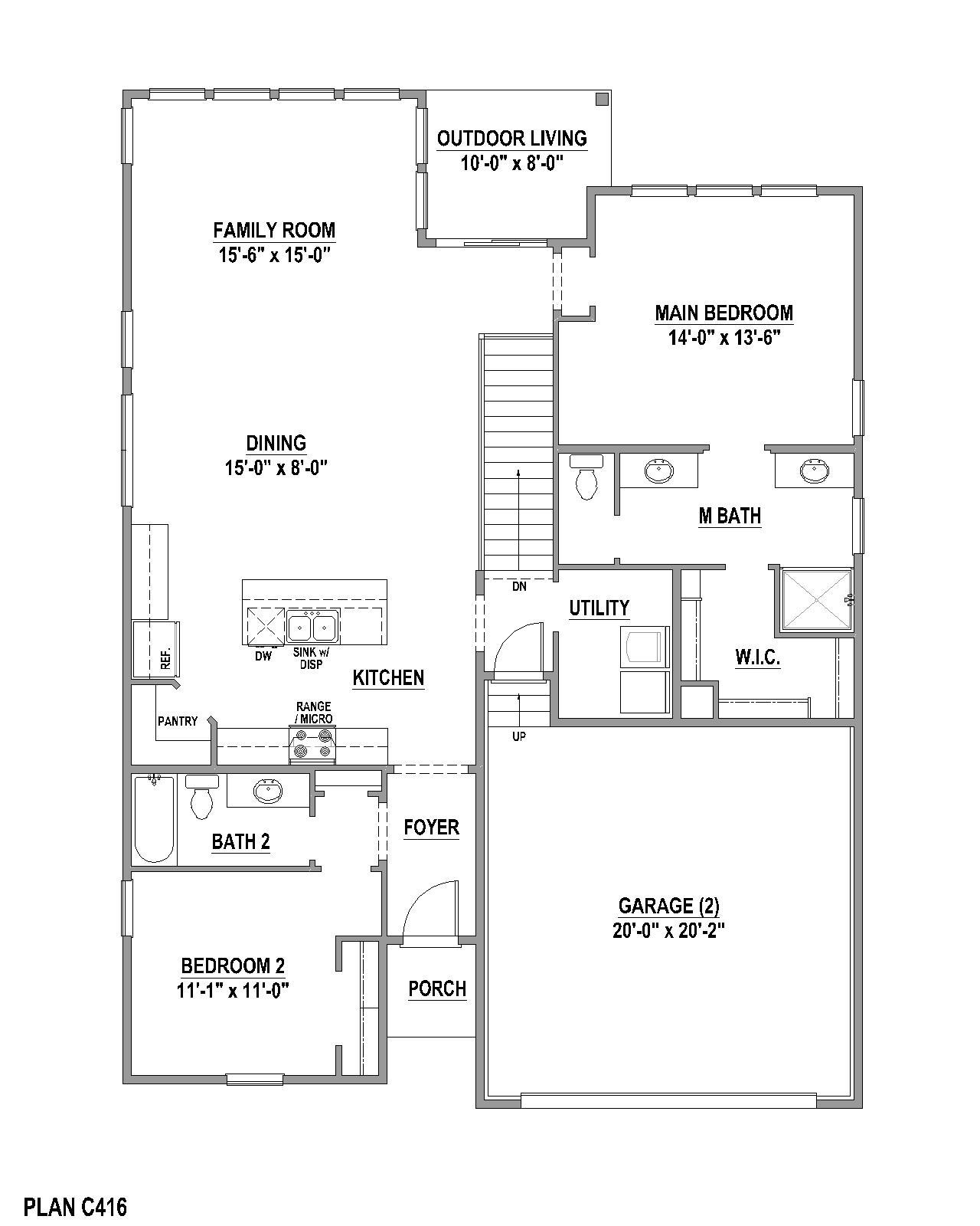 Plan C416 1st Floor SR