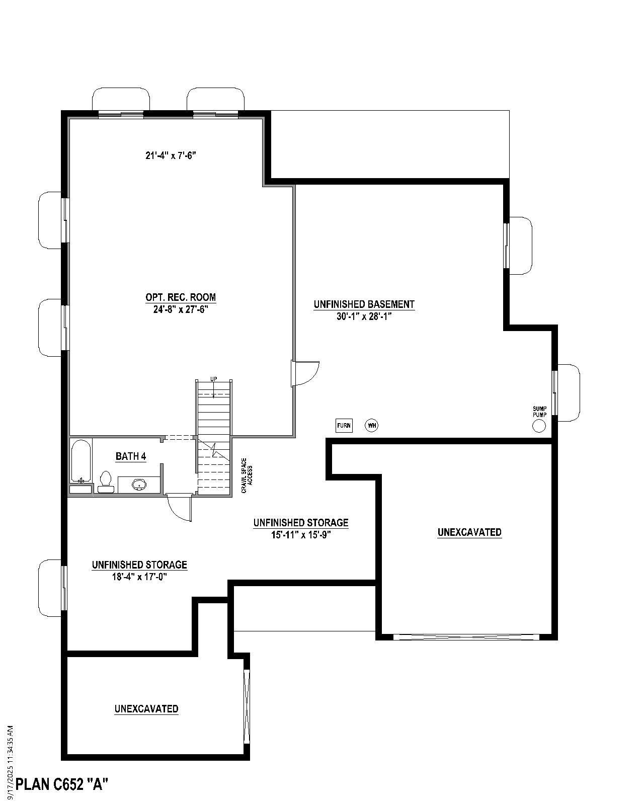 Plan C652 Base Rec