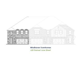 632 Damsel June Street - Castle Hills Northpointe - Townhomes: Lewisville, Texas - American Legend Homes