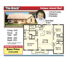 The Brock Floor Plan - American Classic Homes