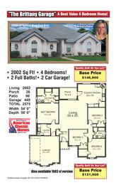 The Brittany Garage - American Classic Homes: Waco, Texas - American Classic Homes
