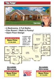 The
Paige 4BR - American Classic Homes: Waco, Texas - American Classic Homes