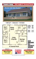The 
          Country Living Floor Plan - American Classic Homes