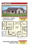 The 
          Ranch Style Floor Plan - American Classic Homes
