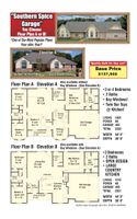 The Southern Spice Garage Floor Plan - American Classic Homes