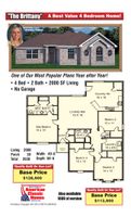 The Brittany Floor Plan - American Classic Homes