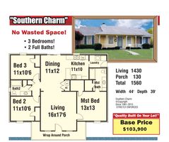 The Southern Charm Floor Plan - American Classic Homes