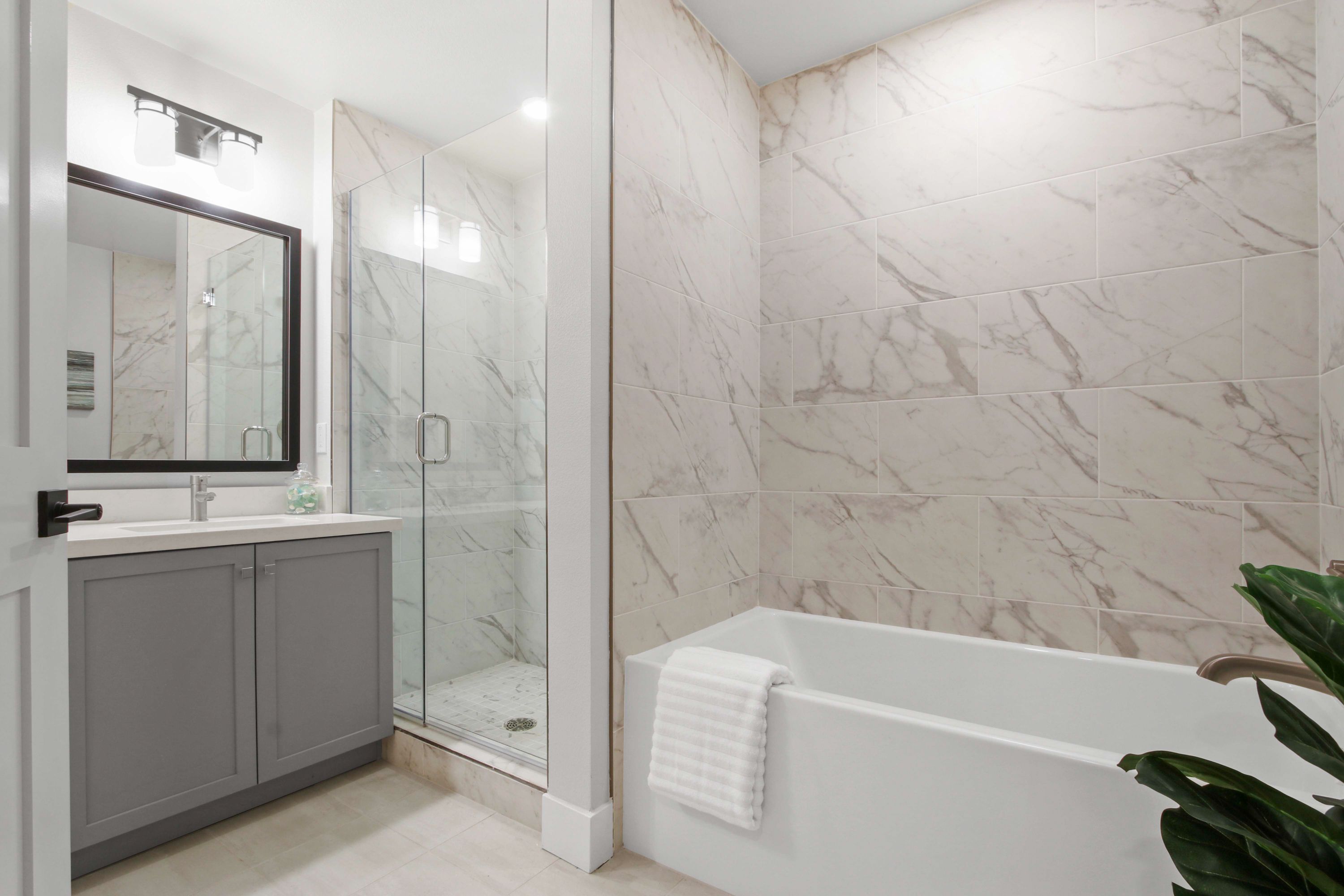 Bathtub/walk-in shower