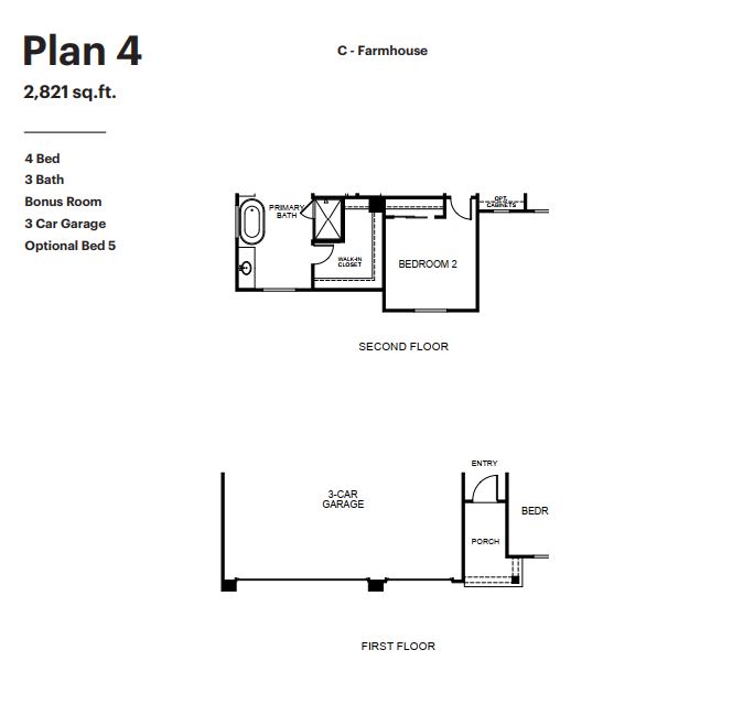 Plan 4 C - Farmhouse 