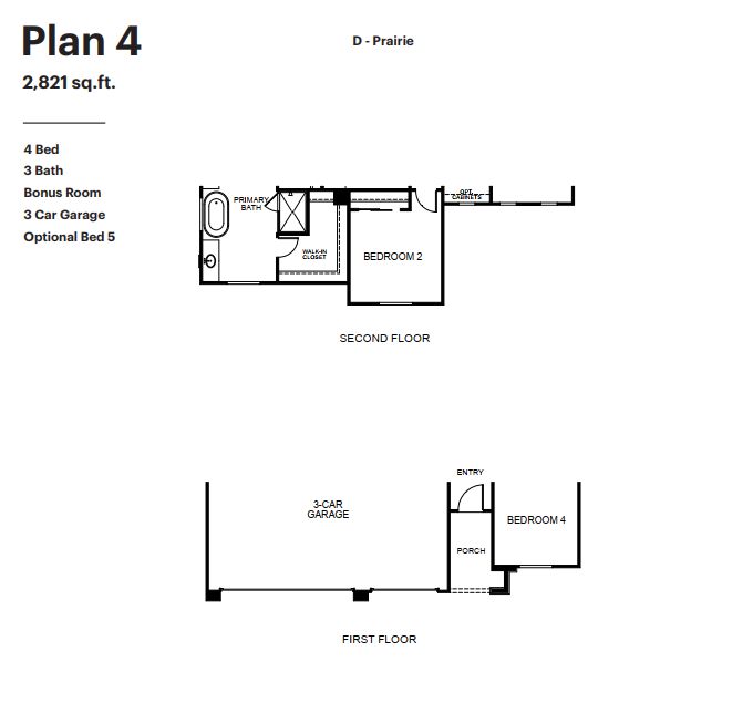 Plan 4 D- Prairie