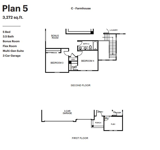 Plan 5 C- Farmhouse