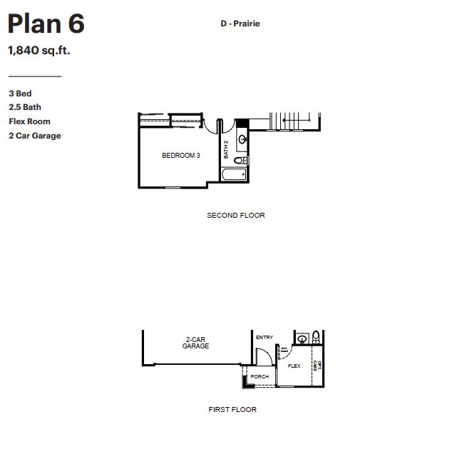 Plan 6 D- Prairie 