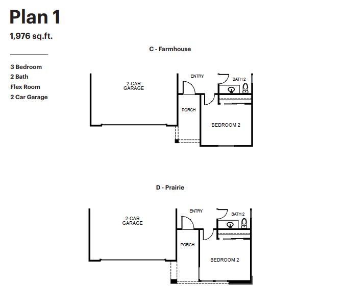 Plan 1 C - Farmhouse 
