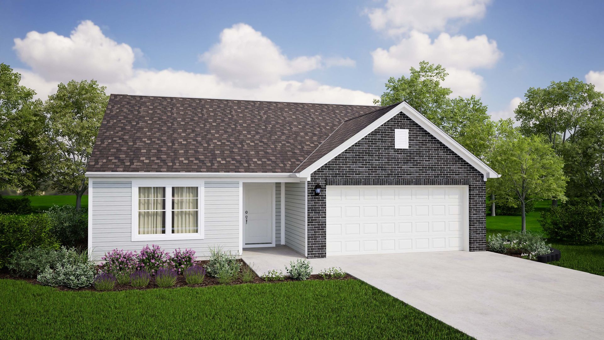 Elevation A - Brick Option A