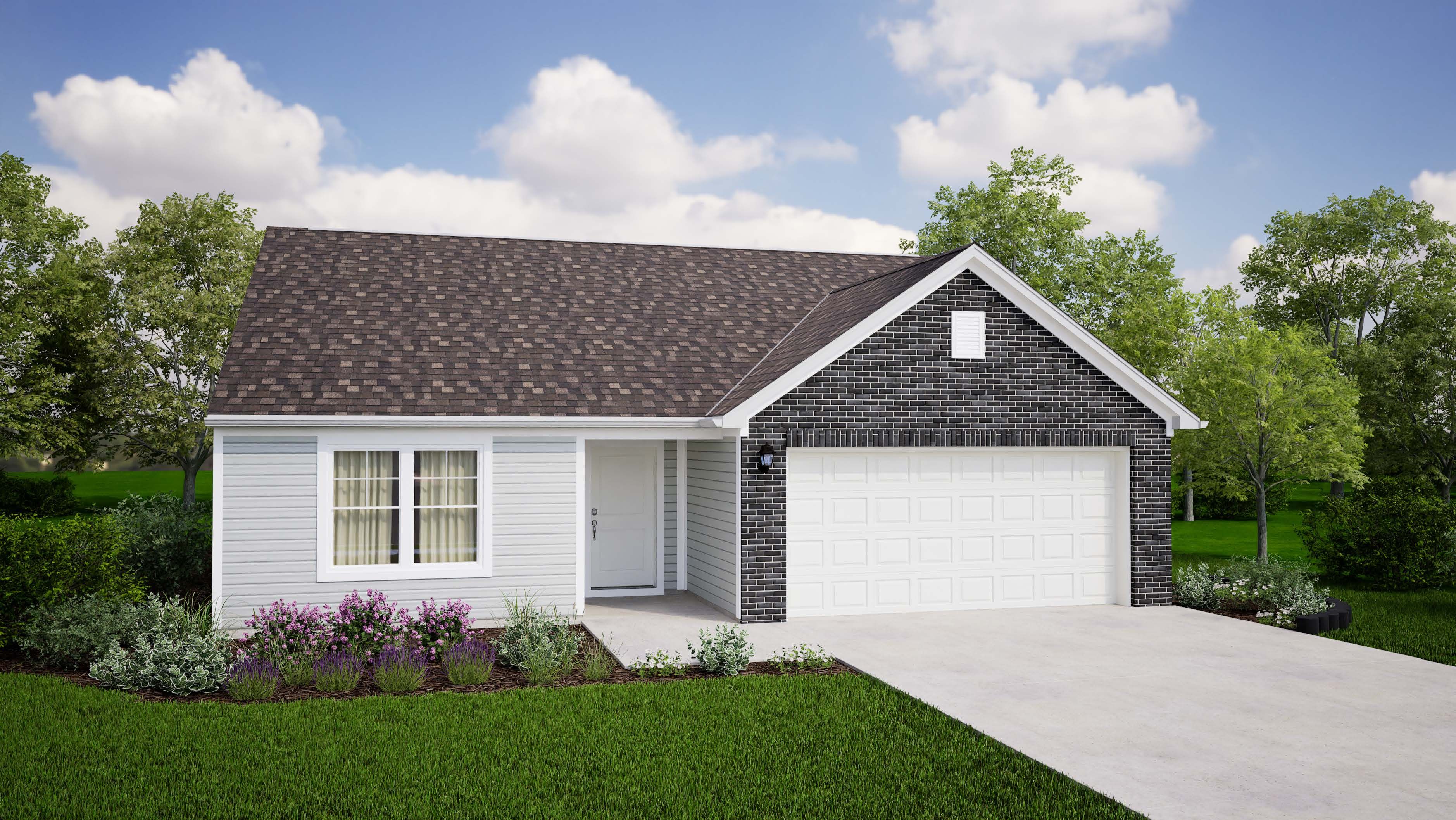 Elevation A - Brick Option A