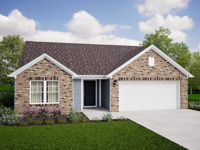 Elevation C - Brick Option C