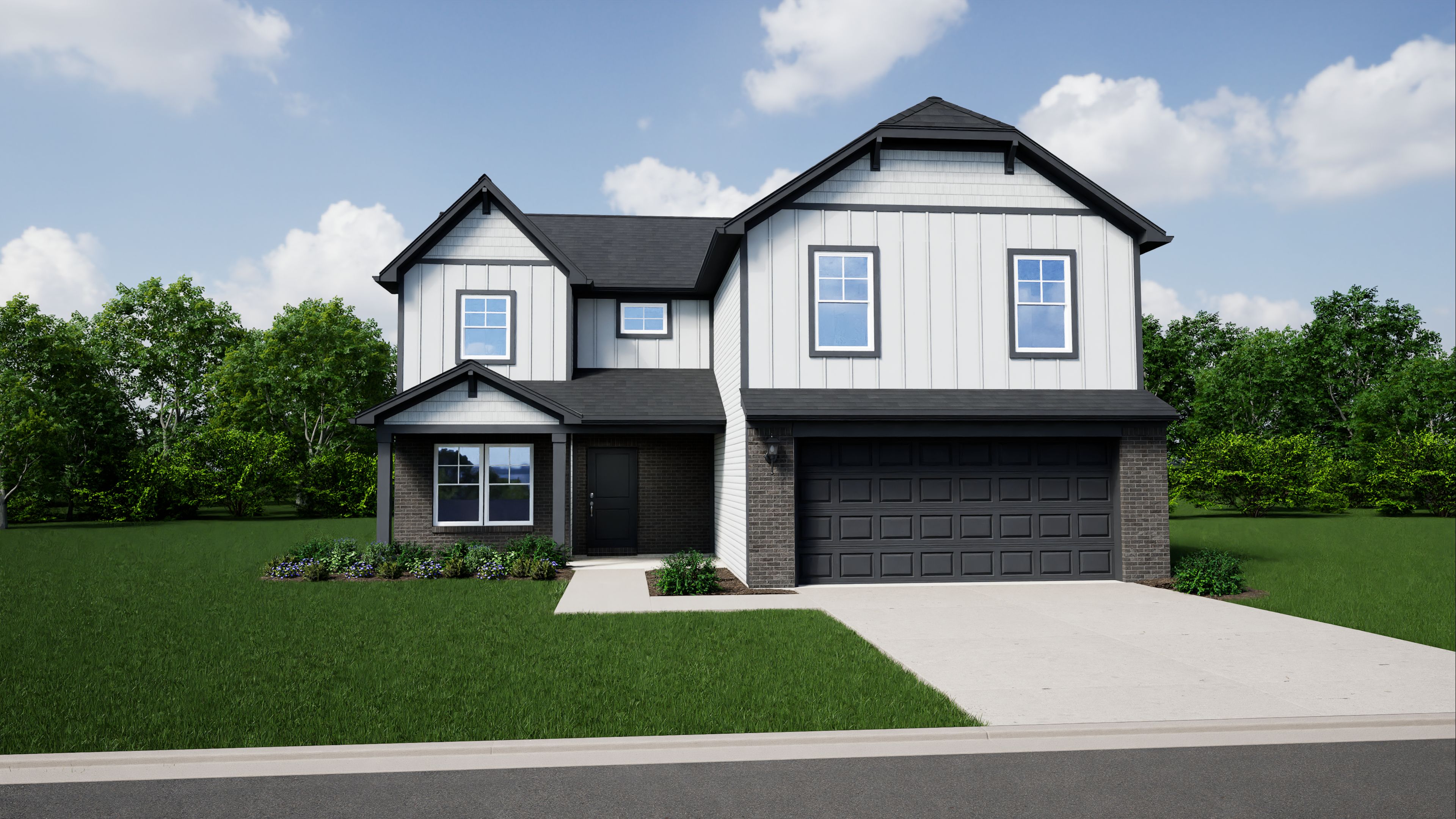 Elevation E, Brick C