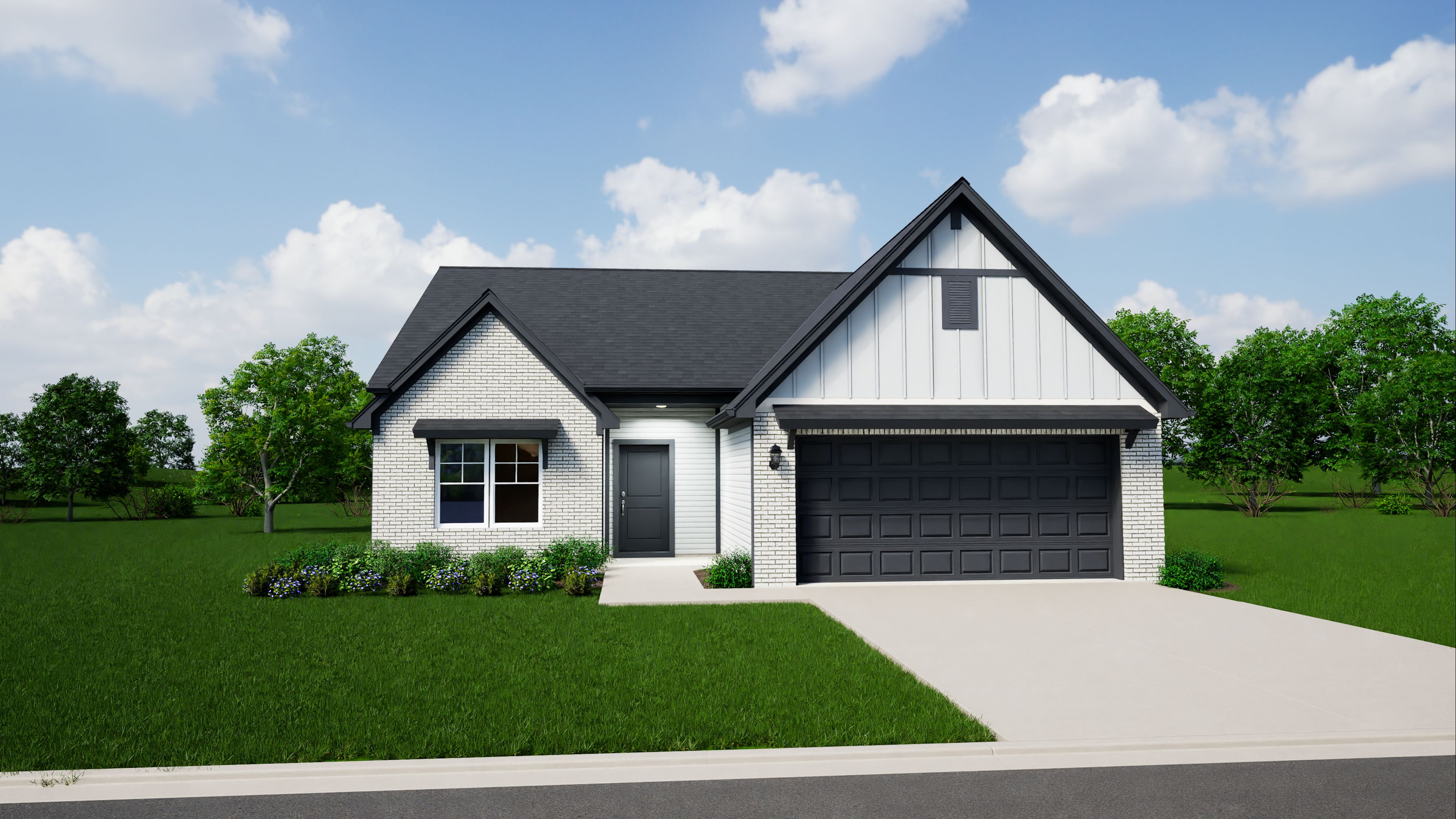 Elevation E, Brick C