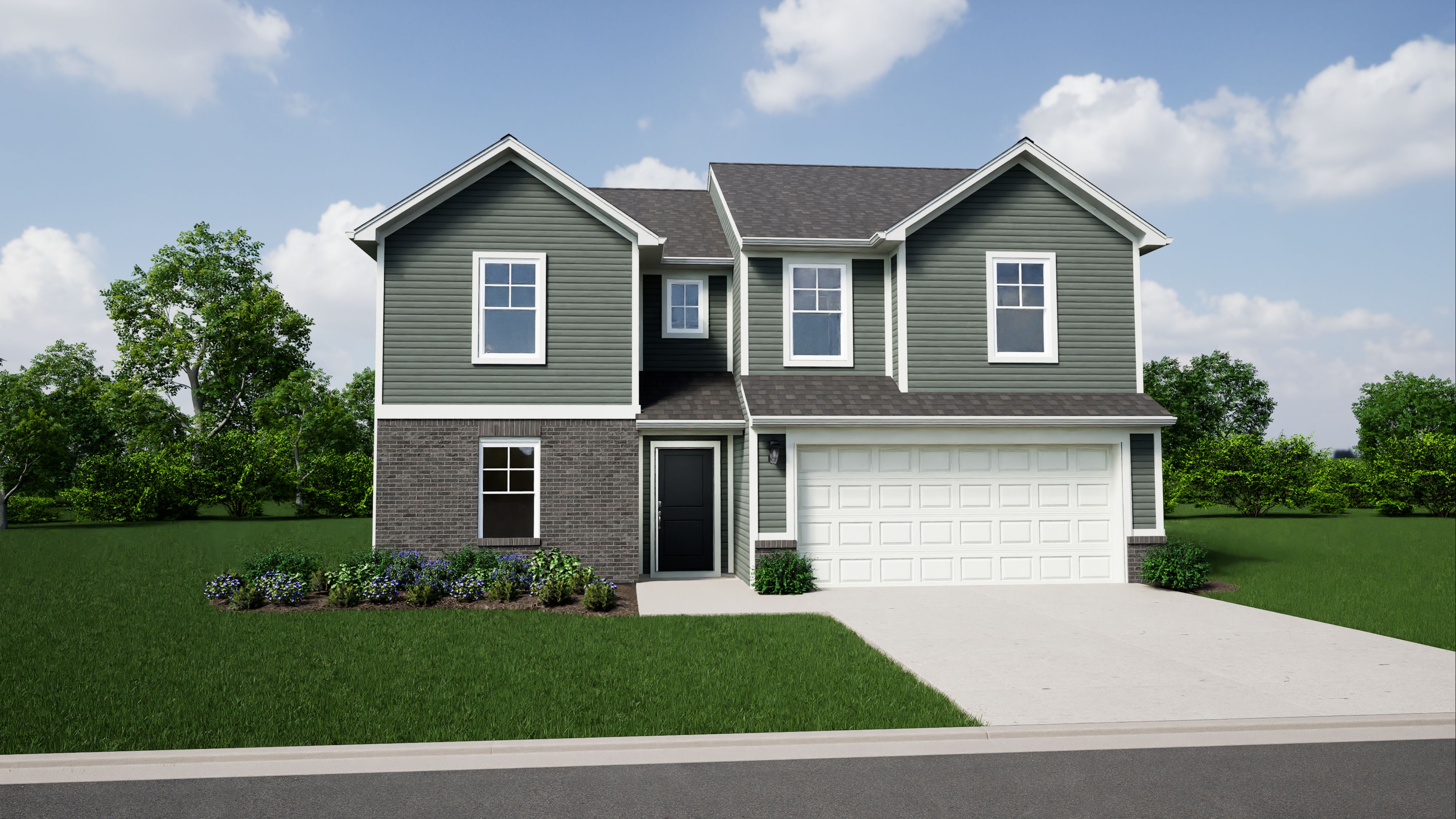 Elevation B, Brick B