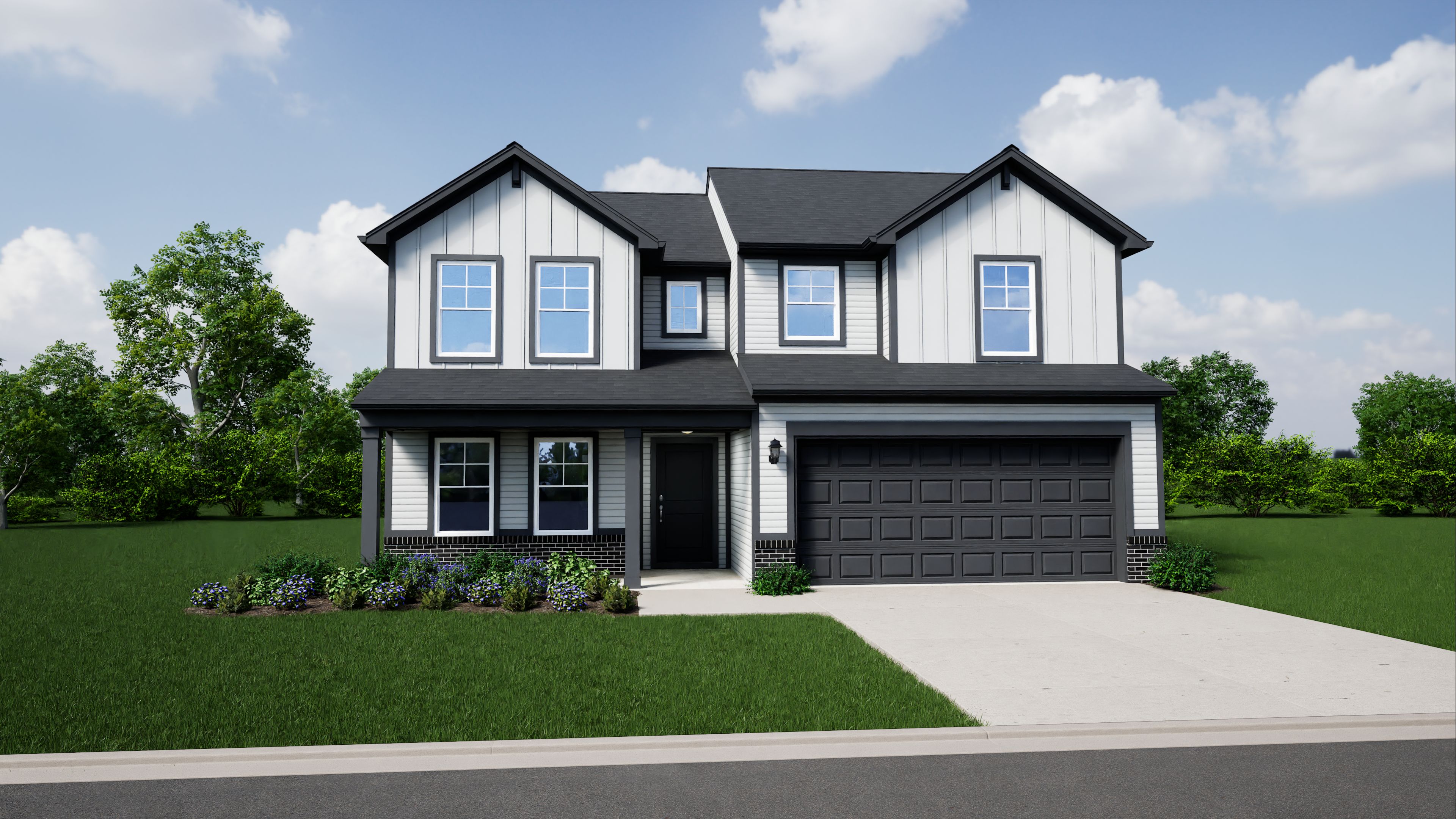 Elevation C, Brick A