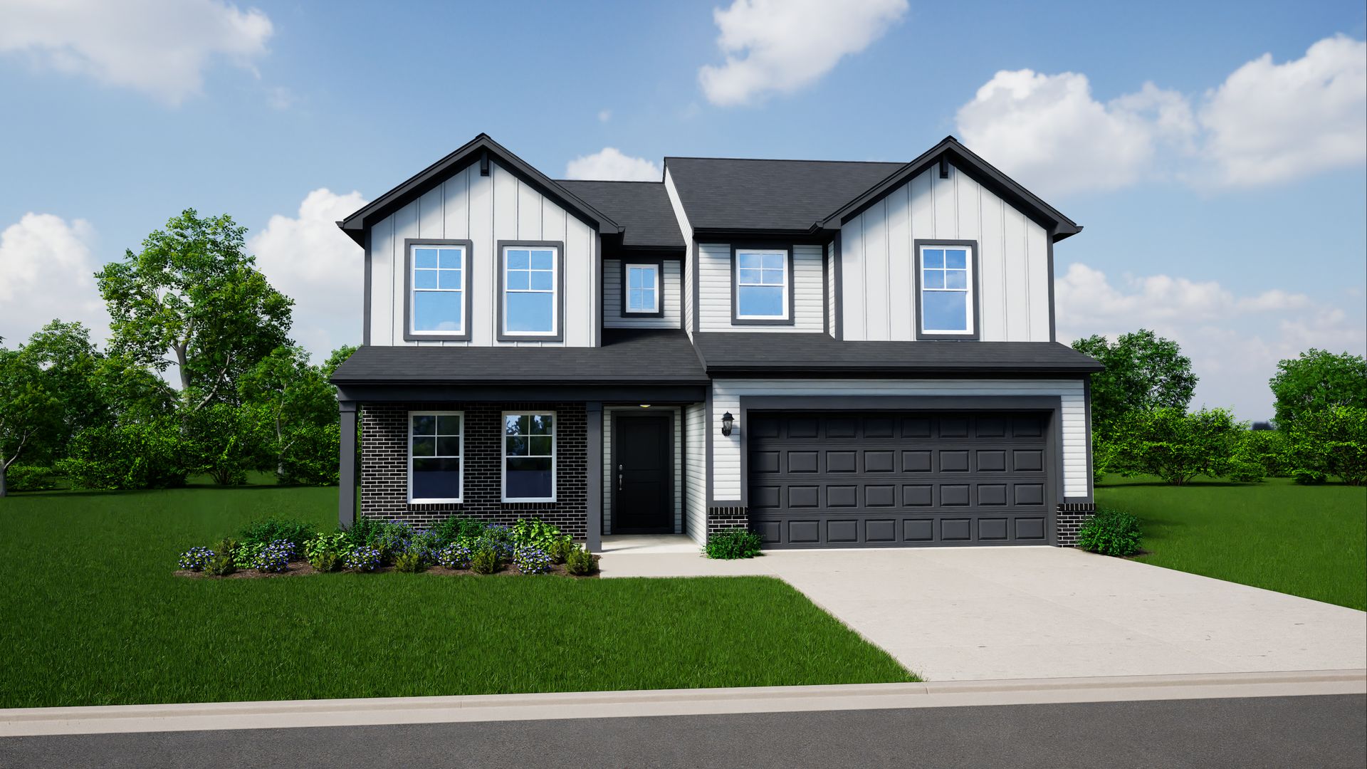 Elevation C, Brick B