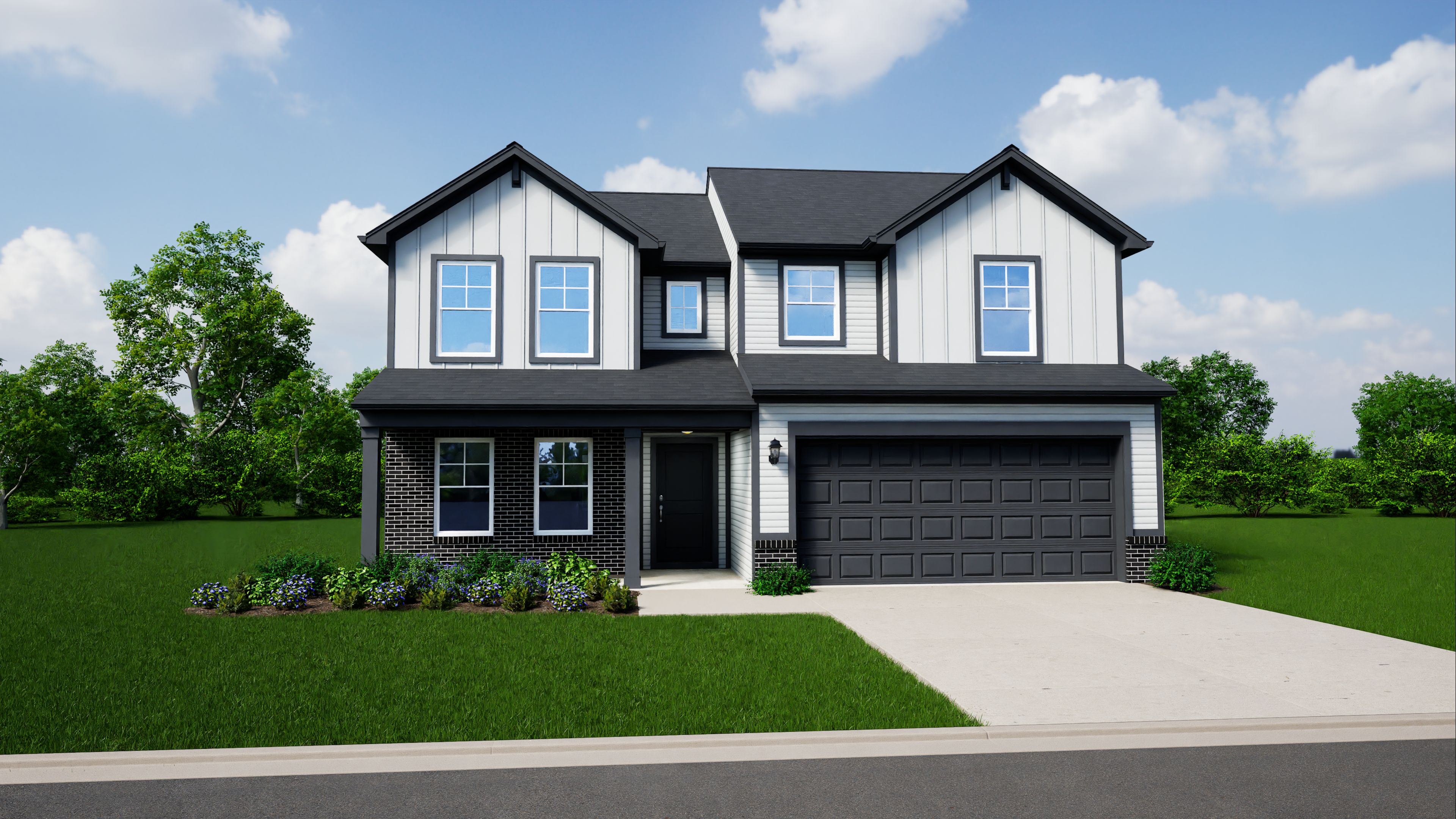 Elevation C, Brick B