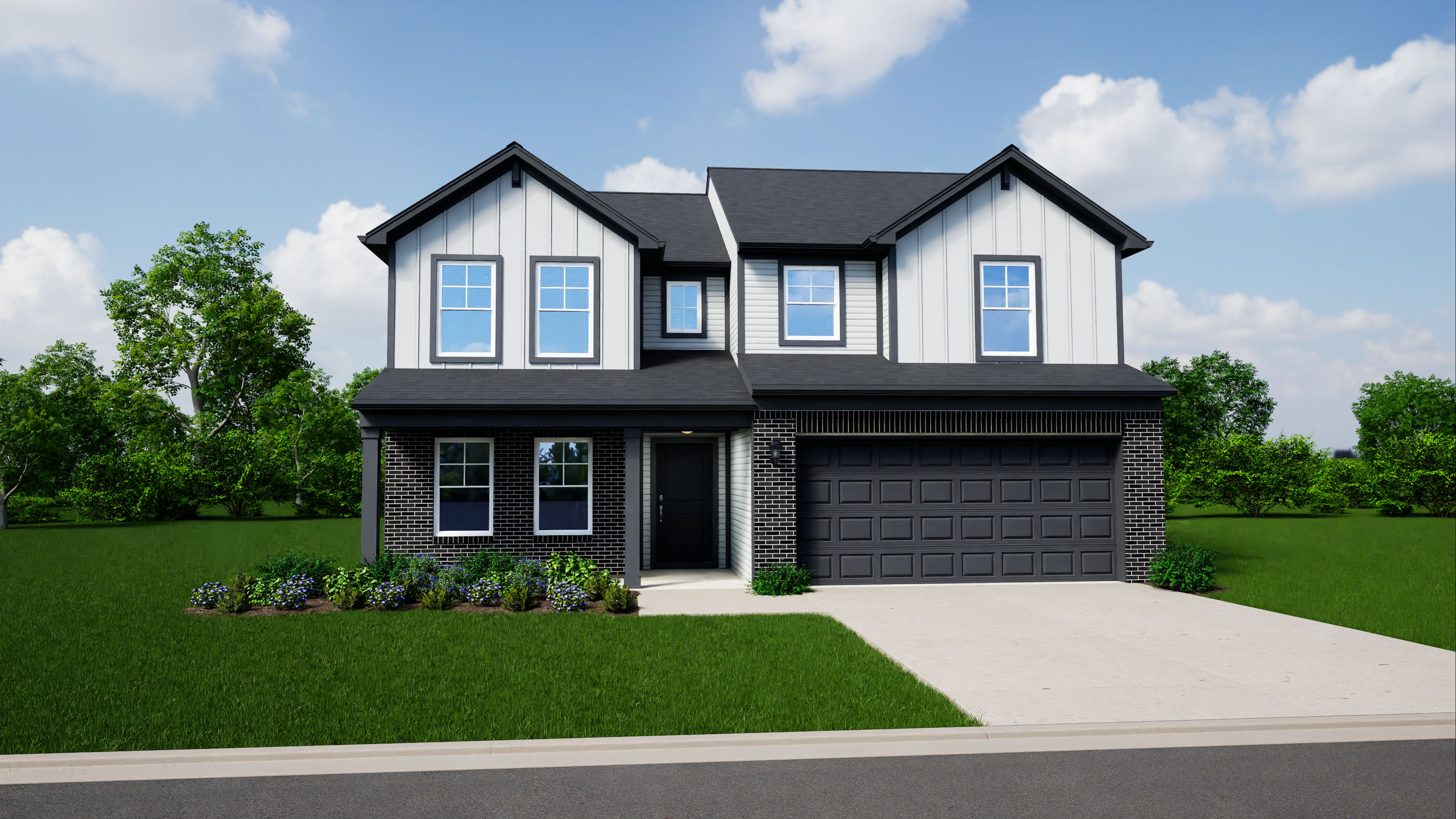 Elevation C, Brick C