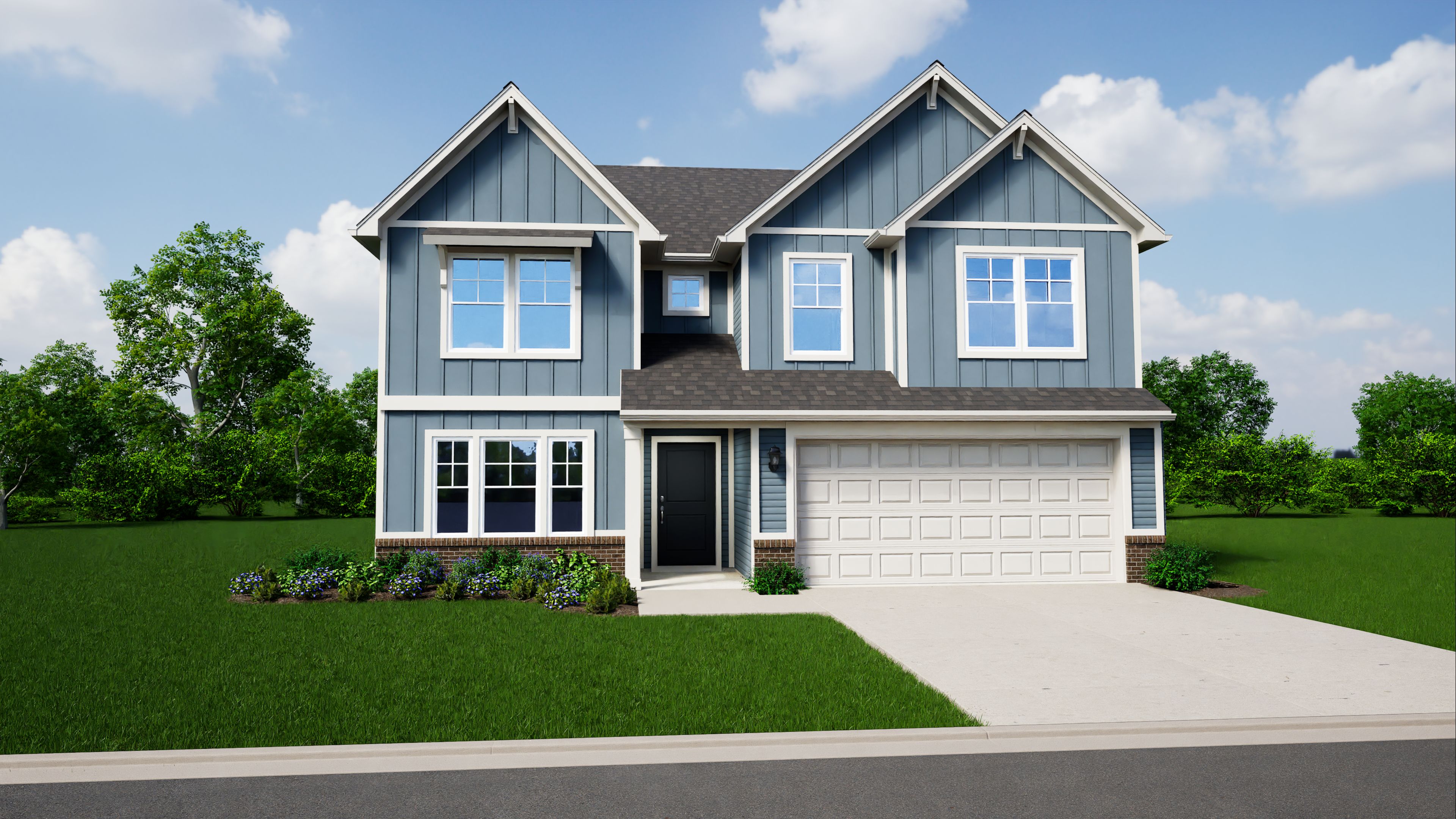 Elevation E, Brick A