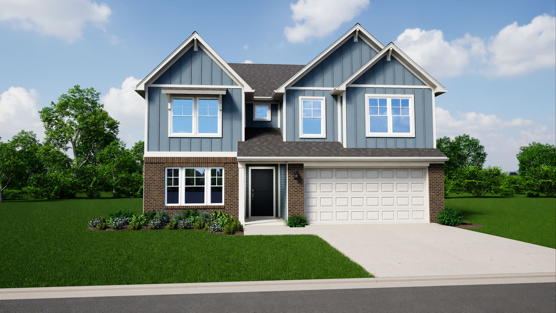 Elevation E, Brick C