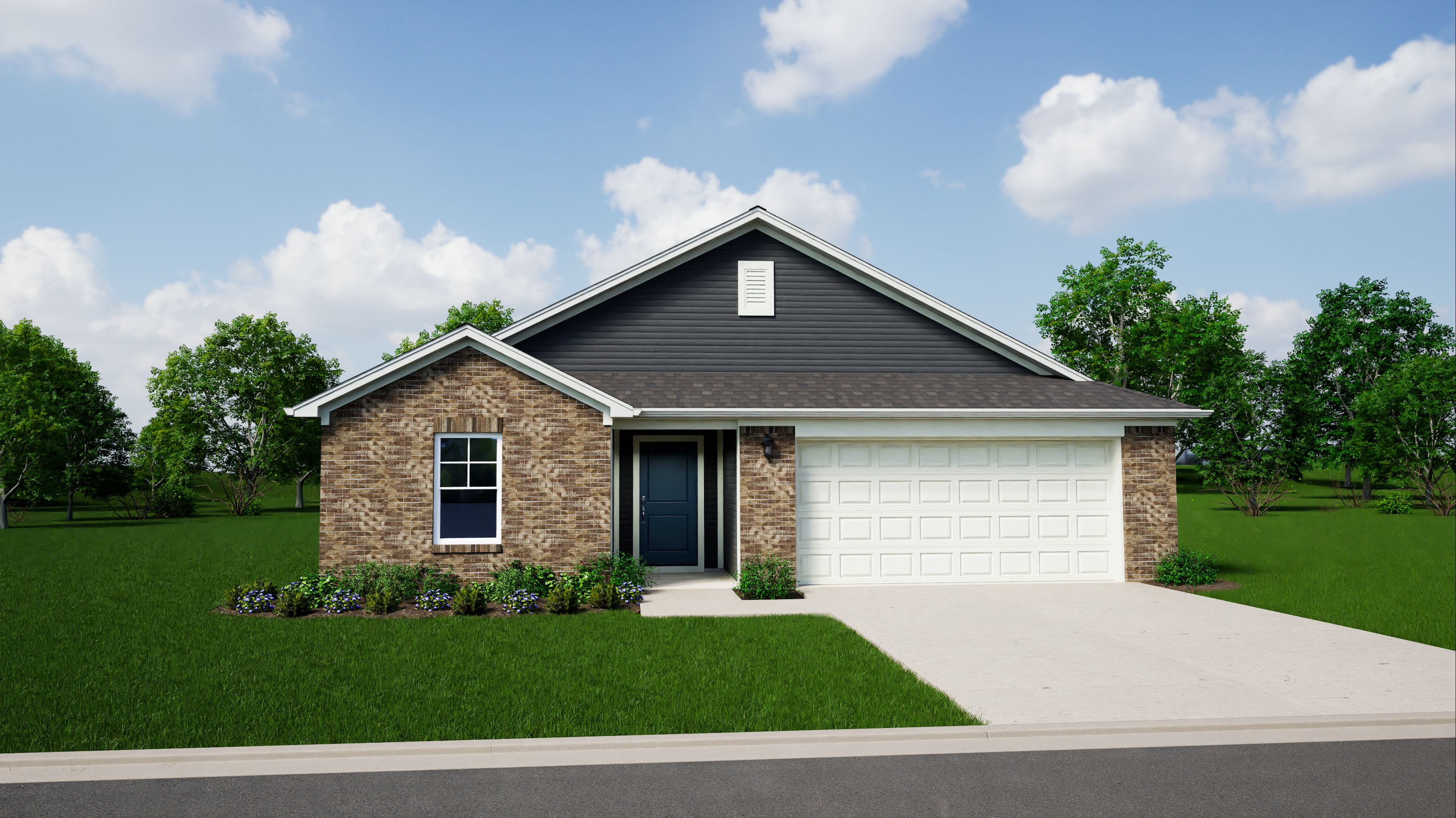 Elevation A, Brick C