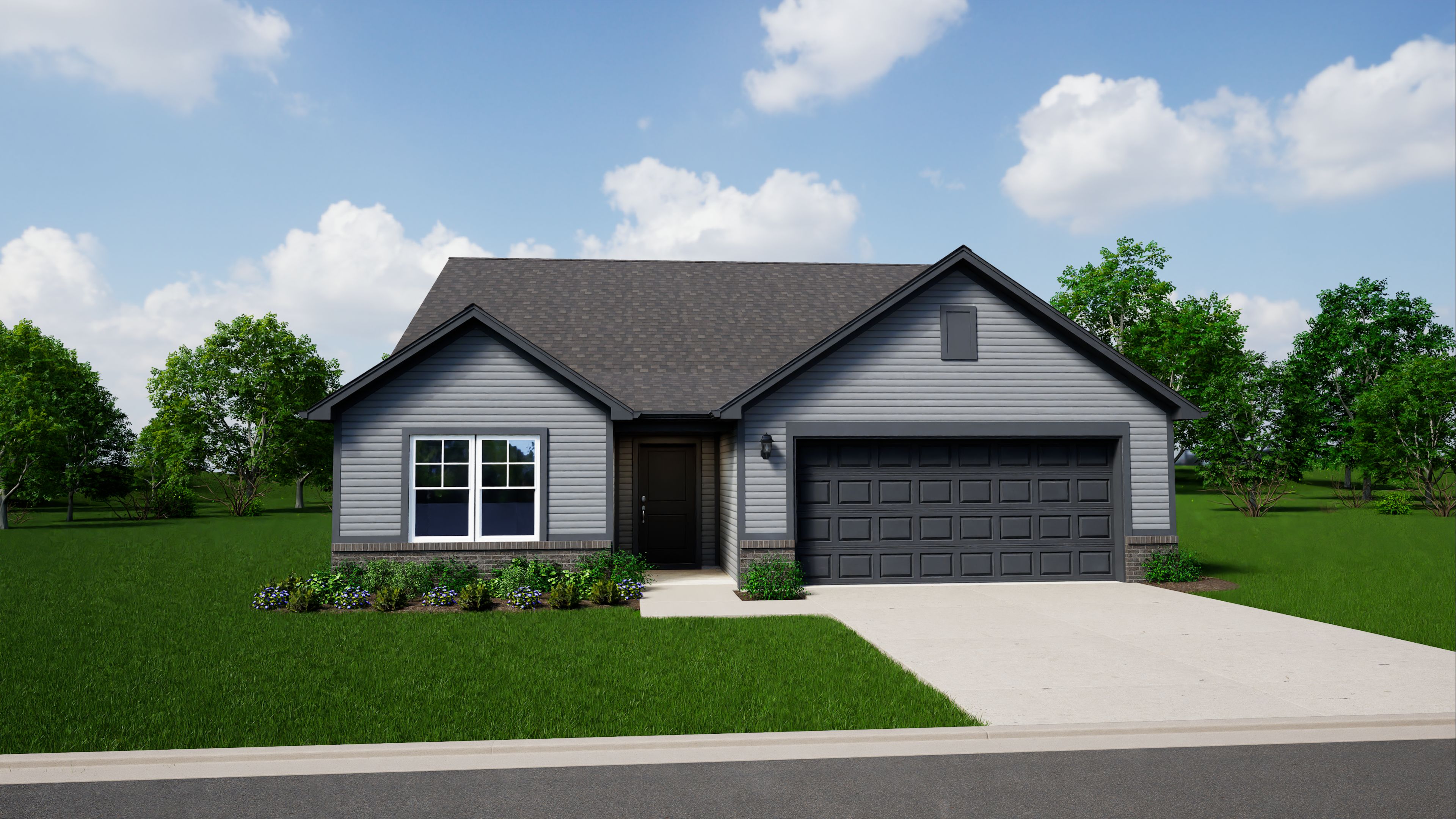 Elevation C, Brick A