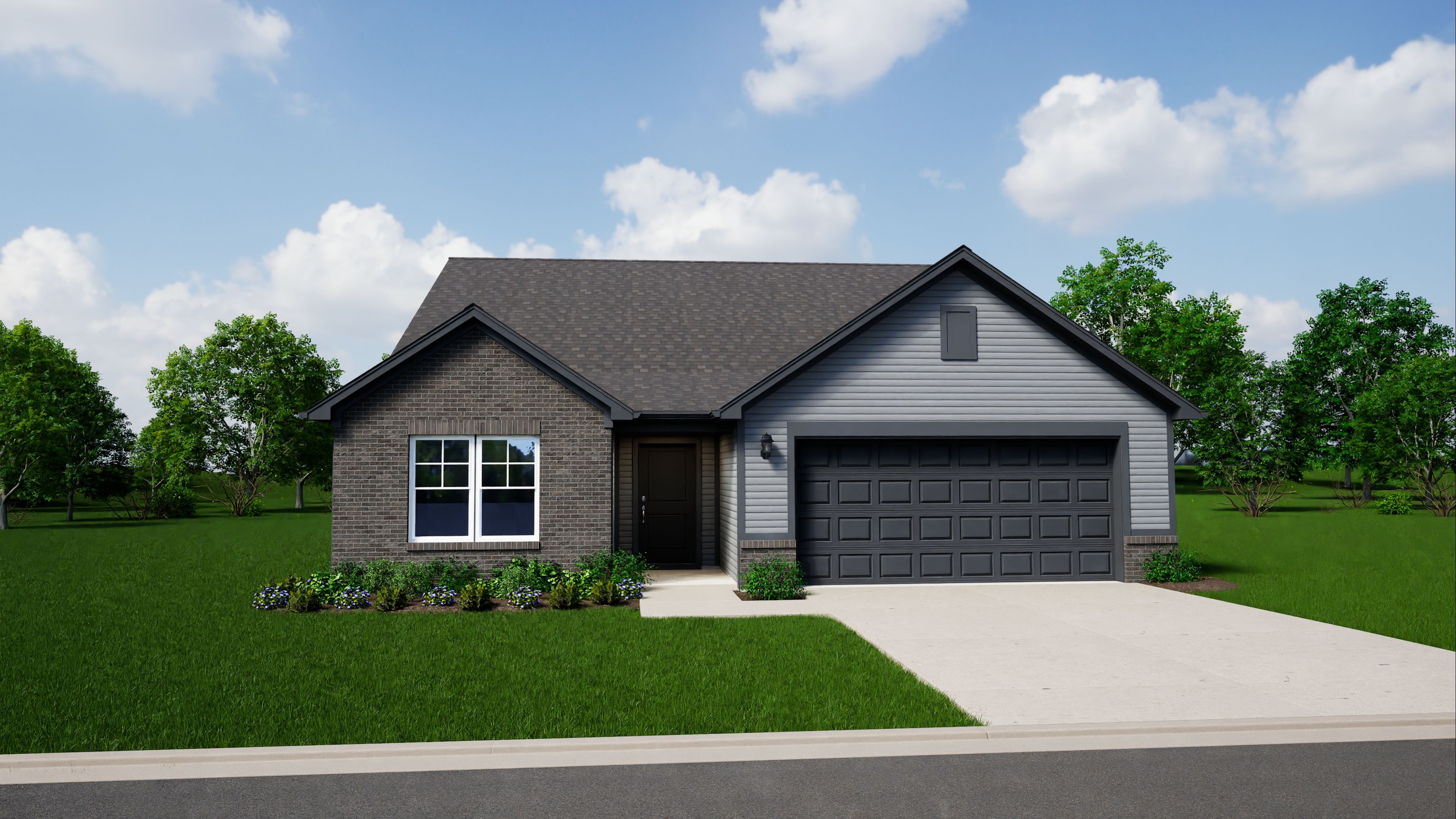 Elevation C, Brick B