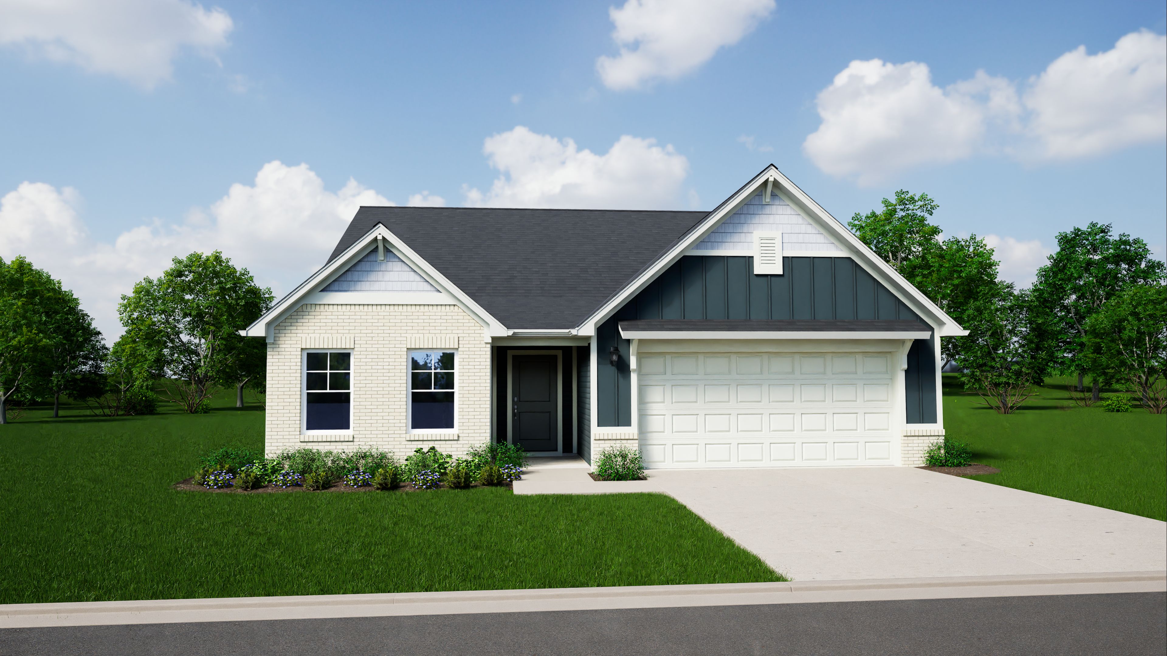 Elevation D, Brick B