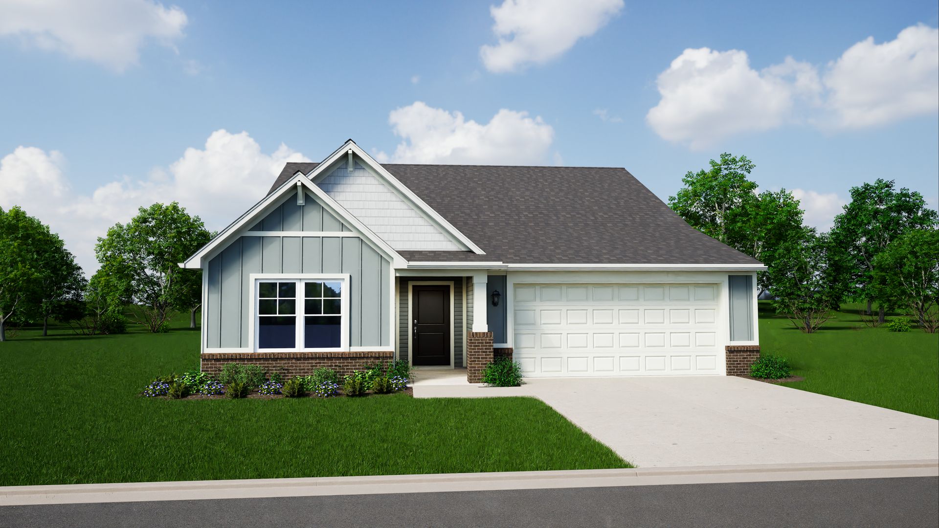 Elevation E, Brick A