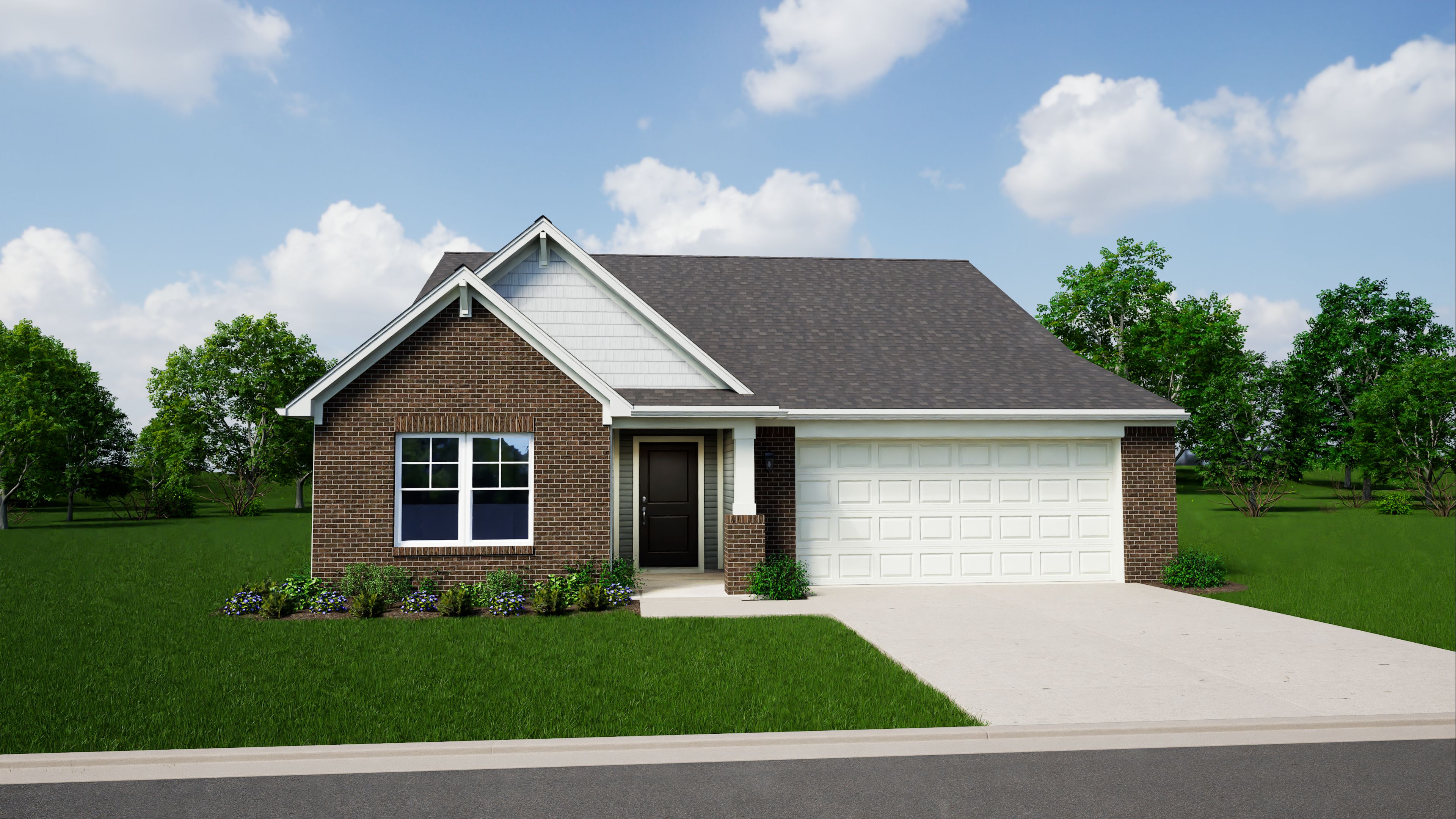 Elevation E, Brick C