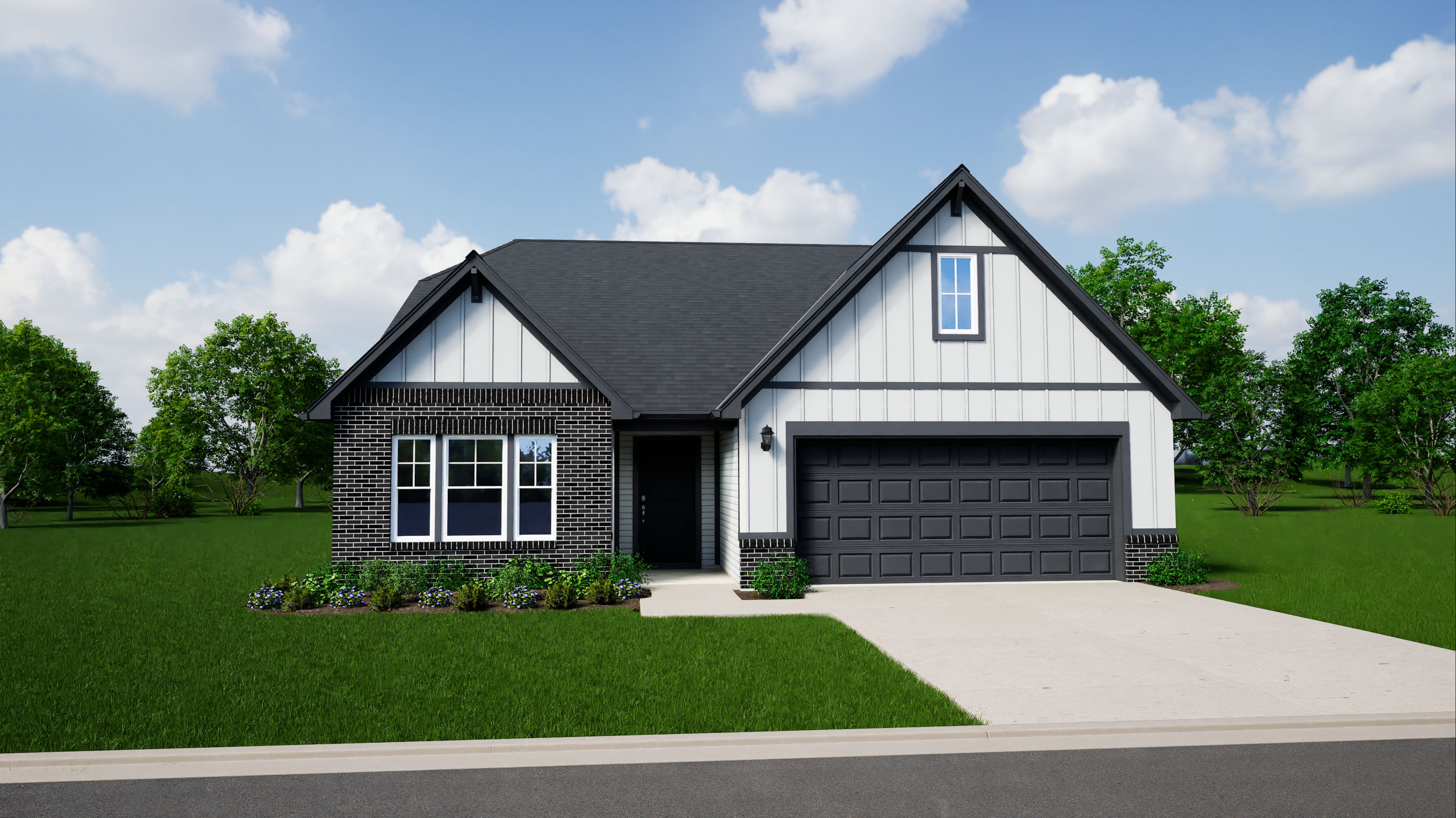 Elevation F, Brick B