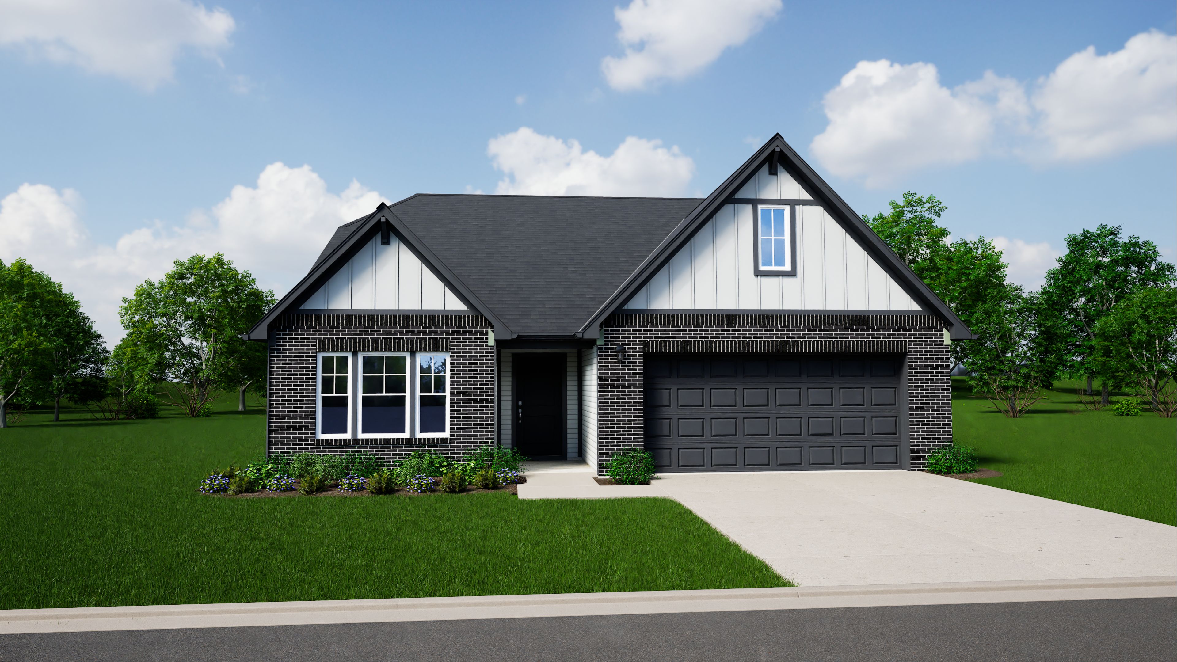 Elevation F, Brick C