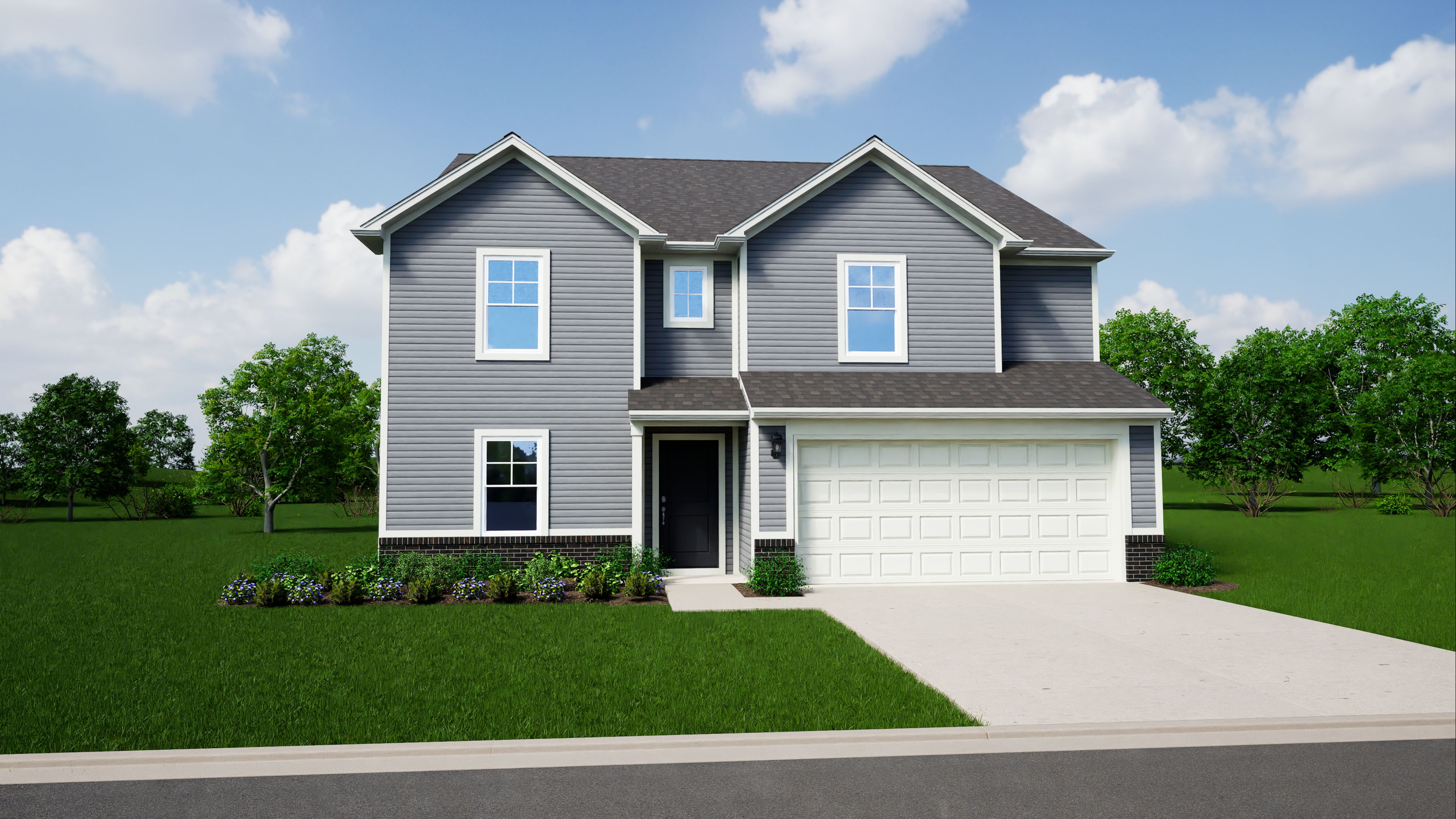 Elevation A, Brick A